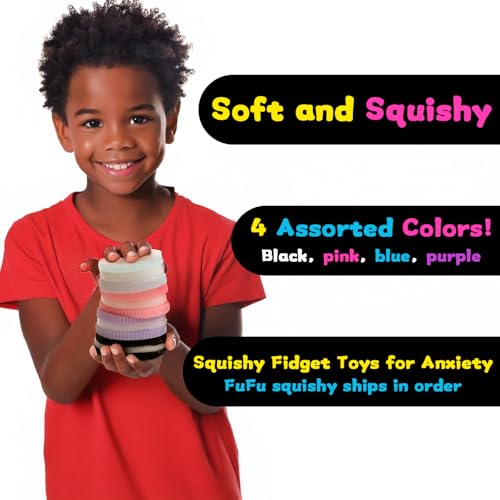 Taba Squishy Biscuit Toys 2-Pack – Sensory Fidget Stress Relief Squeeze Toy for Adults, Random Colors