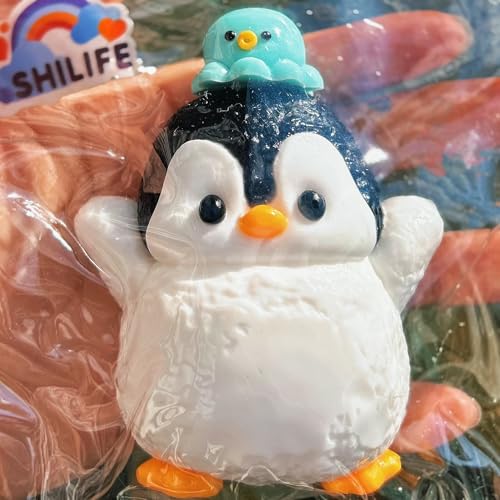 Taba Squishy Penguin – Cute Silicone Fidget Toy for Stress Relief and Anxiety