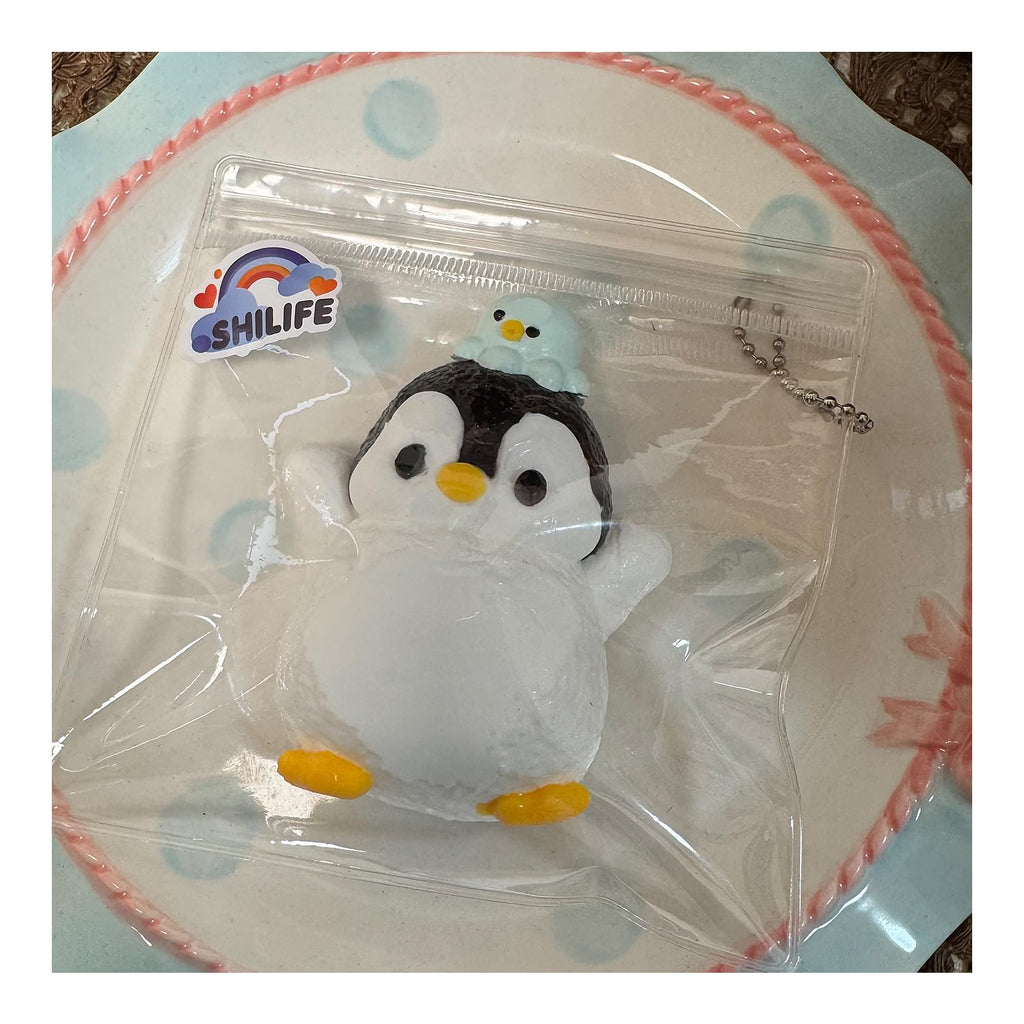 Taba Squishy Penguin – Cute Silicone Fidget Toy for Stress Relief and Anxiety