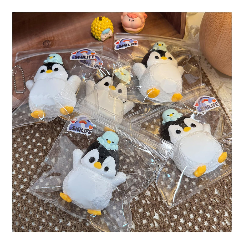 Taba Squishy Penguin – Cute Silicone Fidget Toy for Stress Relief and Anxiety