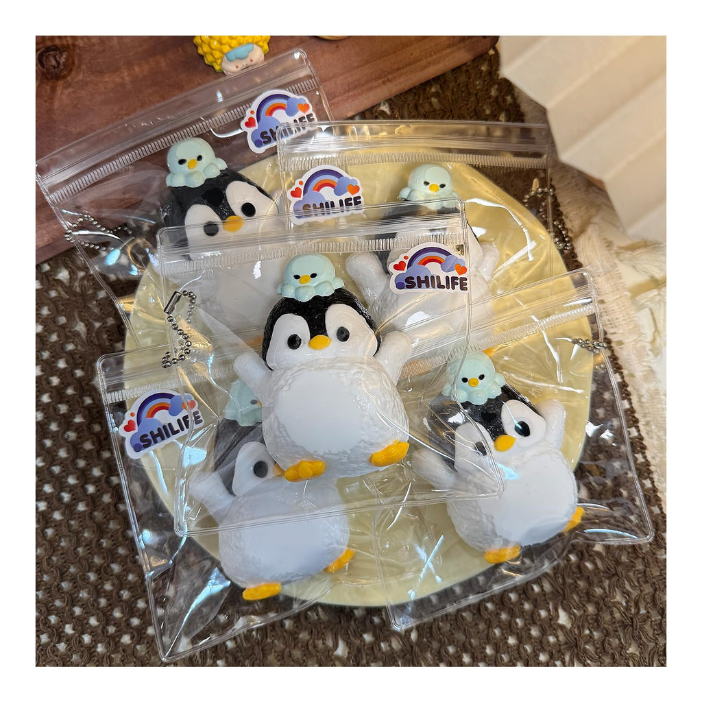 Taba Squishy Penguin – Cute Silicone Fidget Toy for Stress Relief and Anxiety