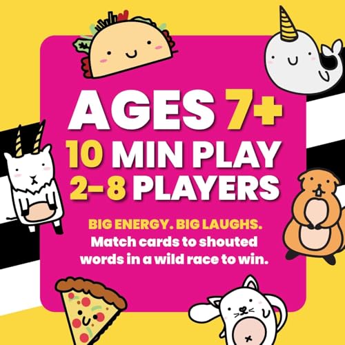 Taco Cat Goat Cheese Pizza Ridiculously Large Edition – Oversized Family Card Game for 2-8 Players, Ages 7+