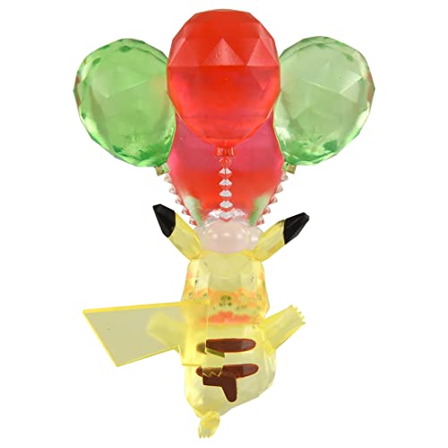 Takara Tomy Pokémon Moncolle Terastal Pikachu Figure – 3.9-Inch Collectible with Base