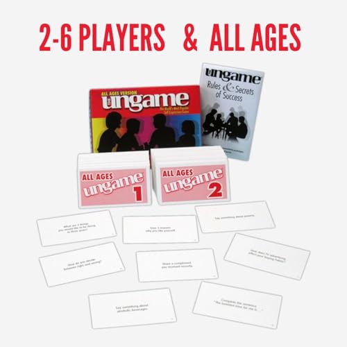 TaliCor Pocket Ungame: Communication Card Game for All Ages – Thoughtful Conversation Starter, Family Friendly, Travel Size