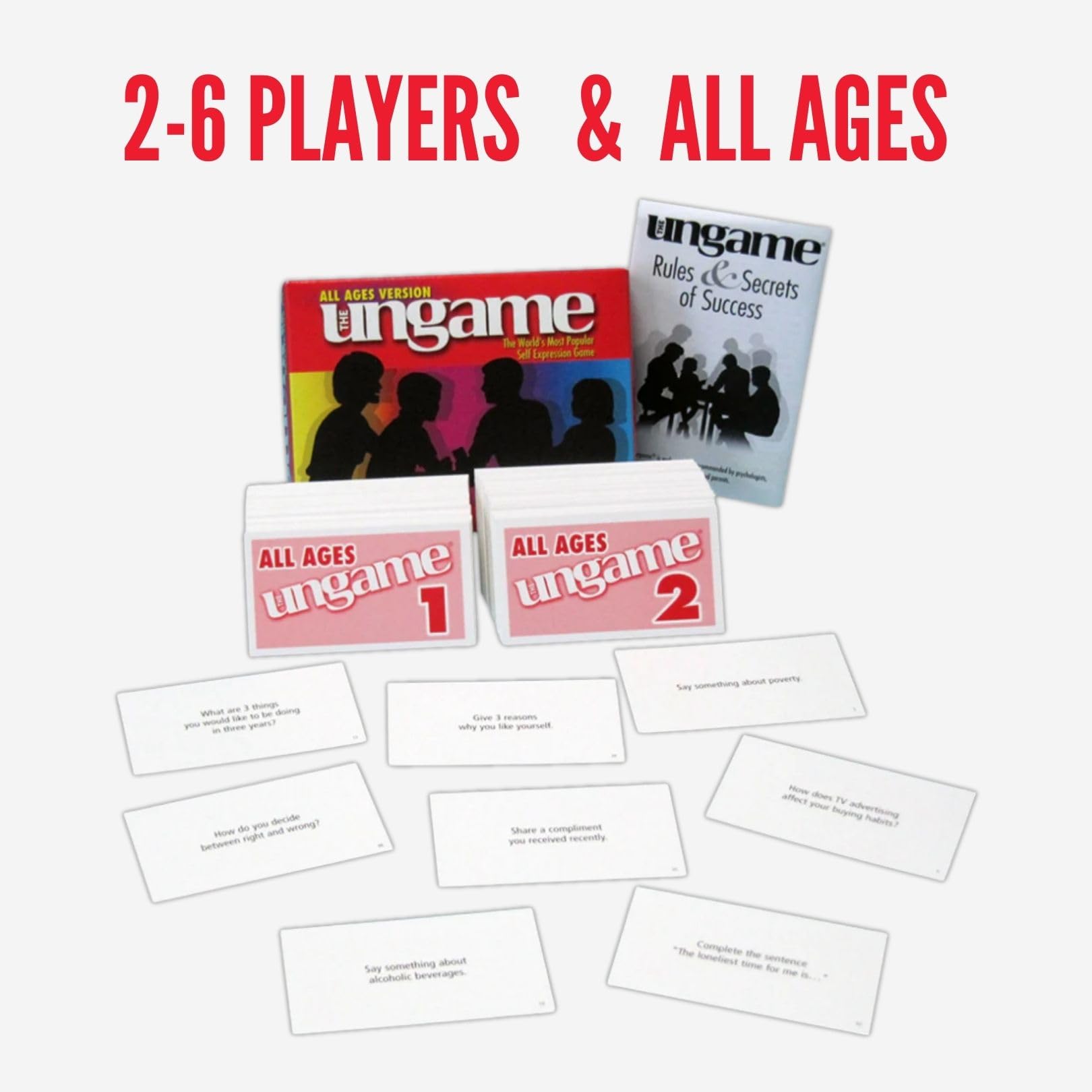 TaliCor Pocket Ungame: Communication Card Game for All Ages – Thoughtful Conversation Starter, Family Friendly, Travel Size