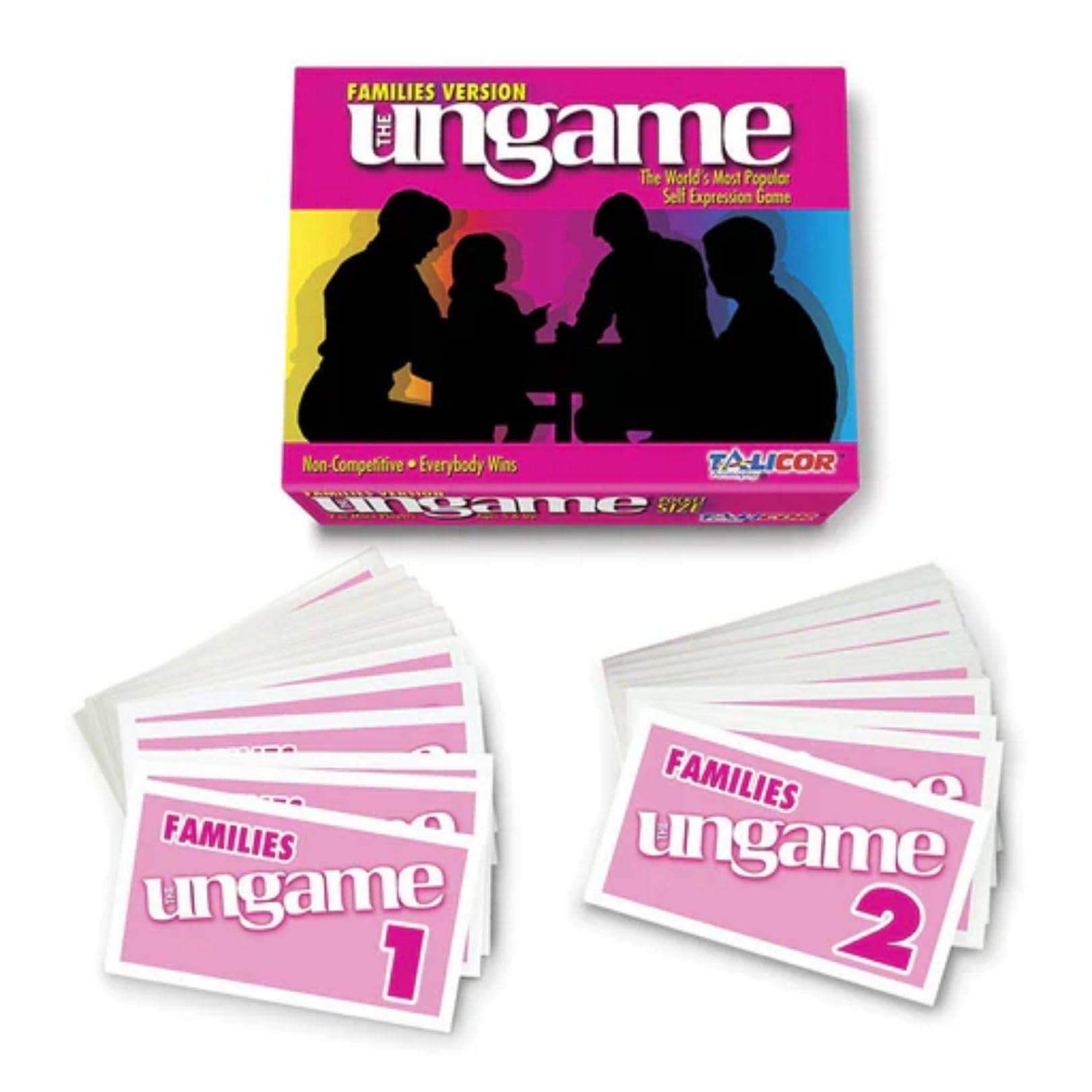 TaliCor Pocket Ungame – Non-Competitive Family Card Game with 140 Conversation Starters (Ages 5+)