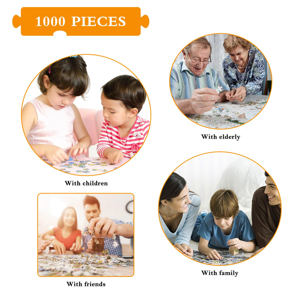 TangComplete 500-Piece Jigsaw Puzzle – Cozy Kitchen Theme, Difficult for Adults
