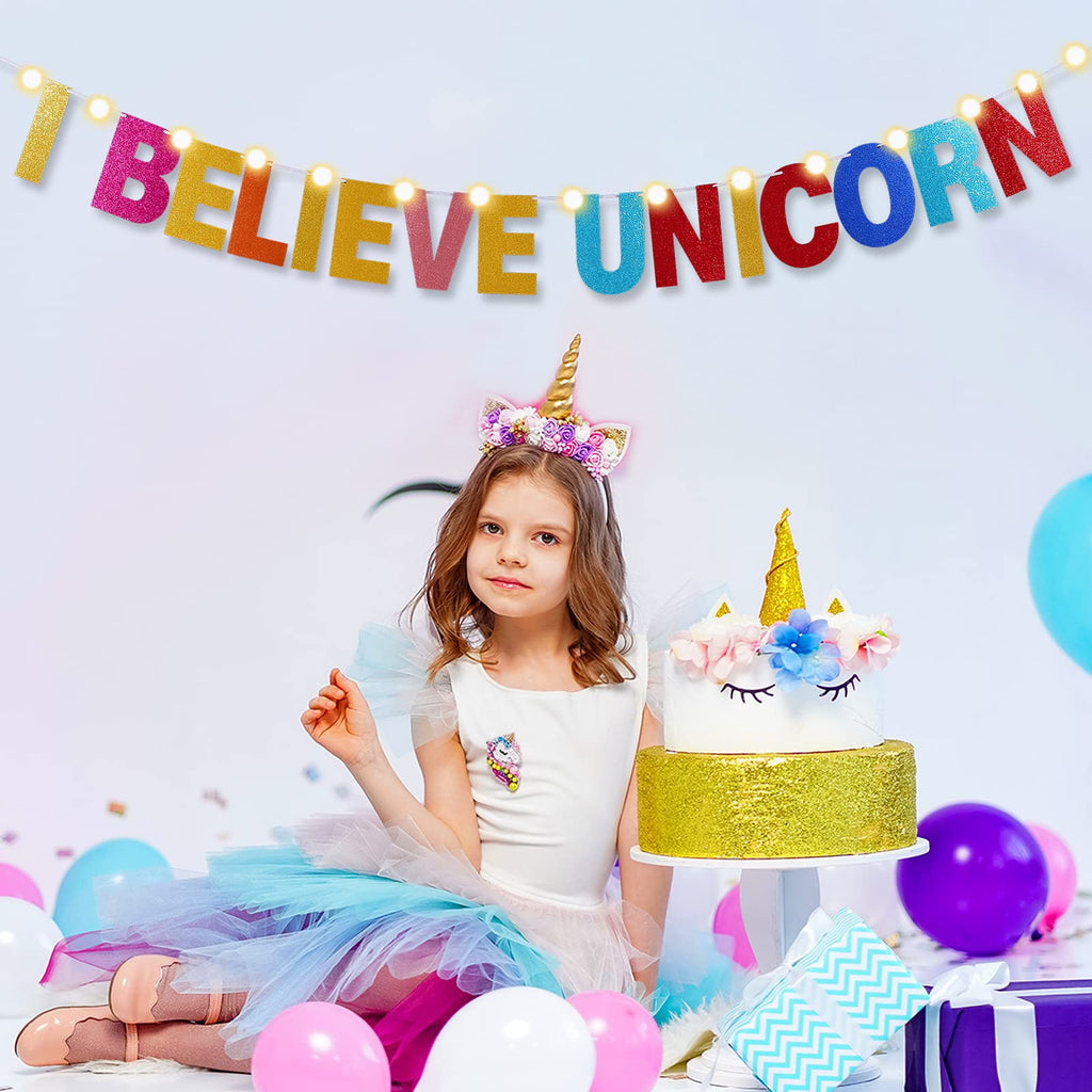 TaoBary 112-Piece DIY Glitter Letter Banner Kit – Customizable Rainbow Letters and Numbers for Parties