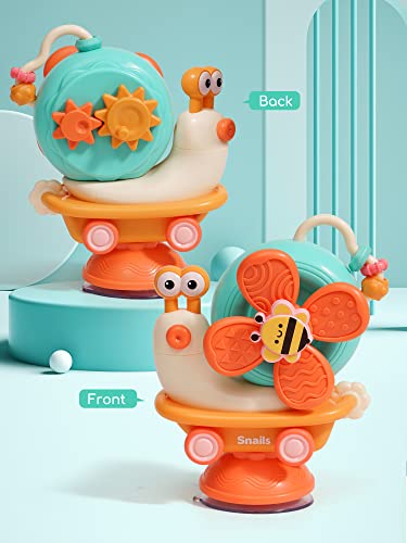 taotaotoys 5-in-1 High Chair Toy with Suction Cup Spinner – Montessori Baby Toy for Fine Motor Skills, Ages 6 Months to 3 Years
