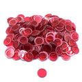 Tapp Collections 300-Pack Transparent Bingo Chips, 3/4 Inch Assorted Colors, Non-Toxic