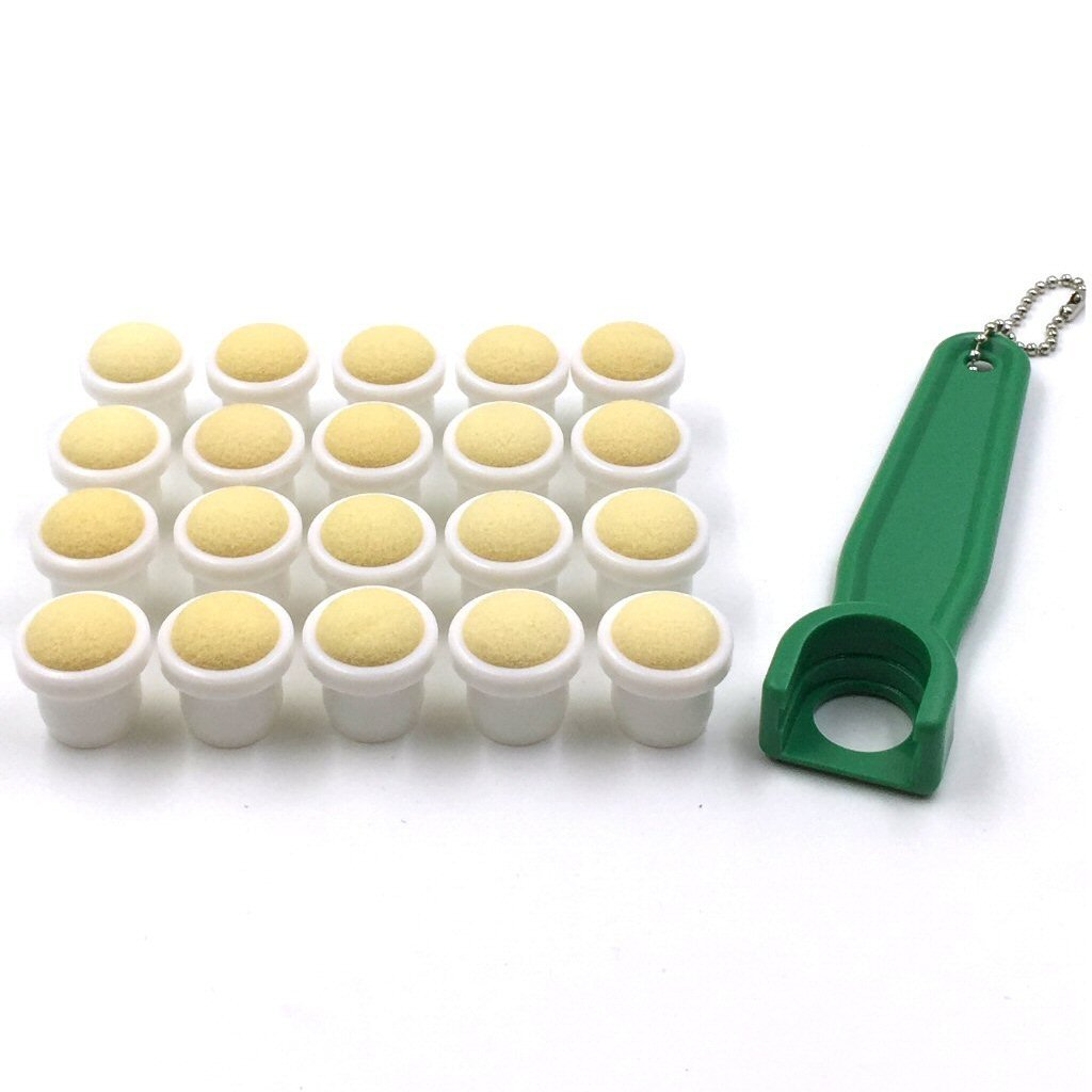 Tapp Collections Bingo Dauber Plain Tips 20-Pack with EZ Lift Removal Tool