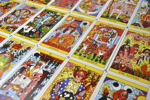 Tarot del Fuego by Heraclio Fournier – 78 Hand-Drawn Cards on Premium Cardstock