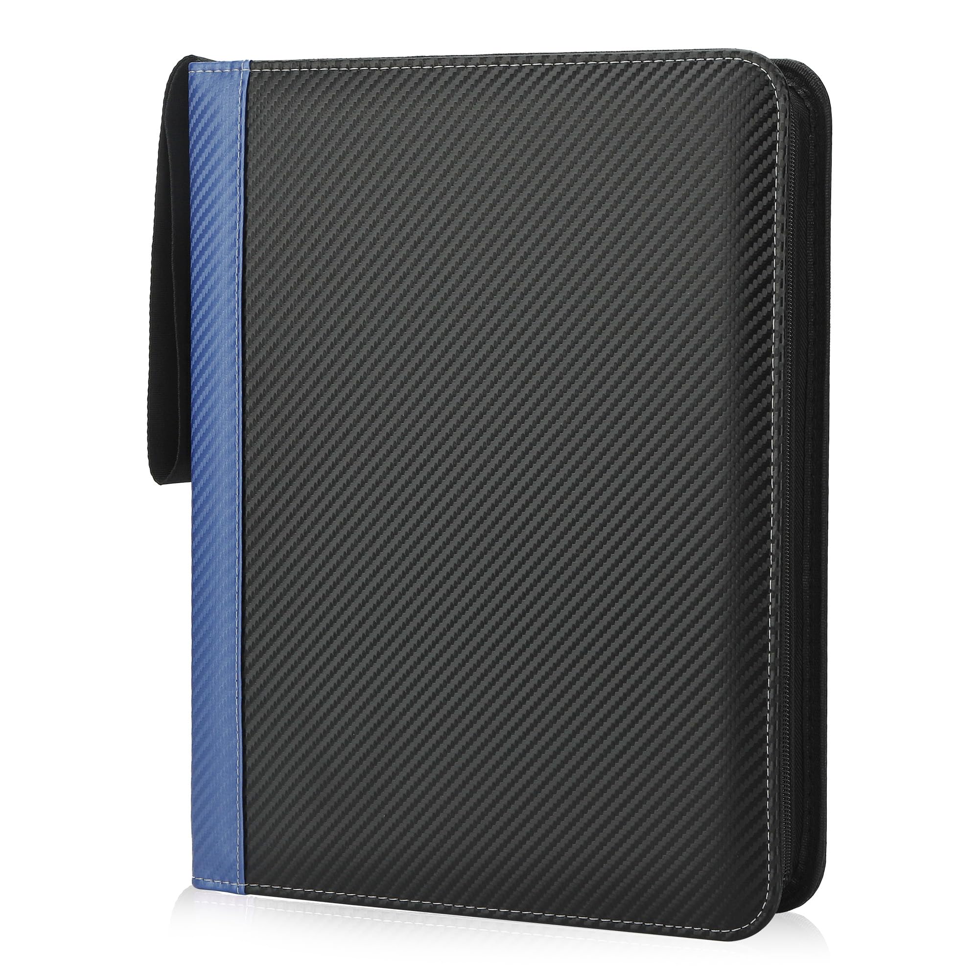 TCGUARD 900-Card 9-Pocket PU Leather Binder for Trading Cards, MTG, Yu-Gi-Oh – Blue