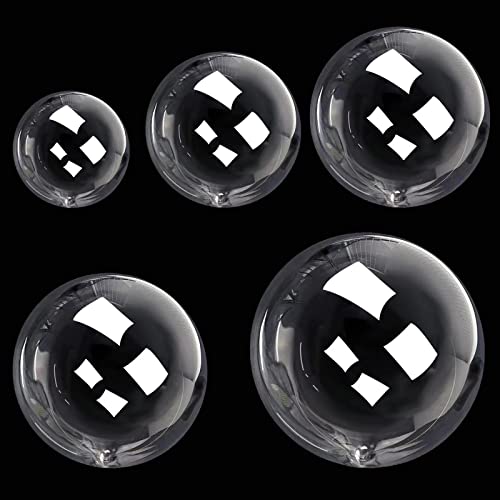 Tcwlyfc Bobo Balloons Kit 50-Piece Clear Arch Balloons Set (8, 11, 18, 20, 24 Inch) for Parties, Weddings, Baby Showers - Durable TPU