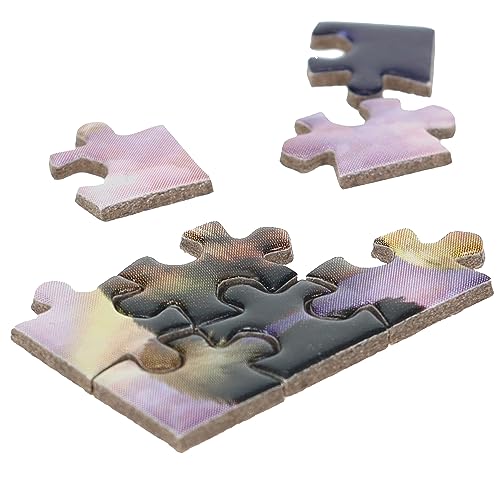 TDC Games World's Smallest Holiday Jigsaw Puzzle - Naughty or Nice - Mini 234-Piece Challenge with Tweezers