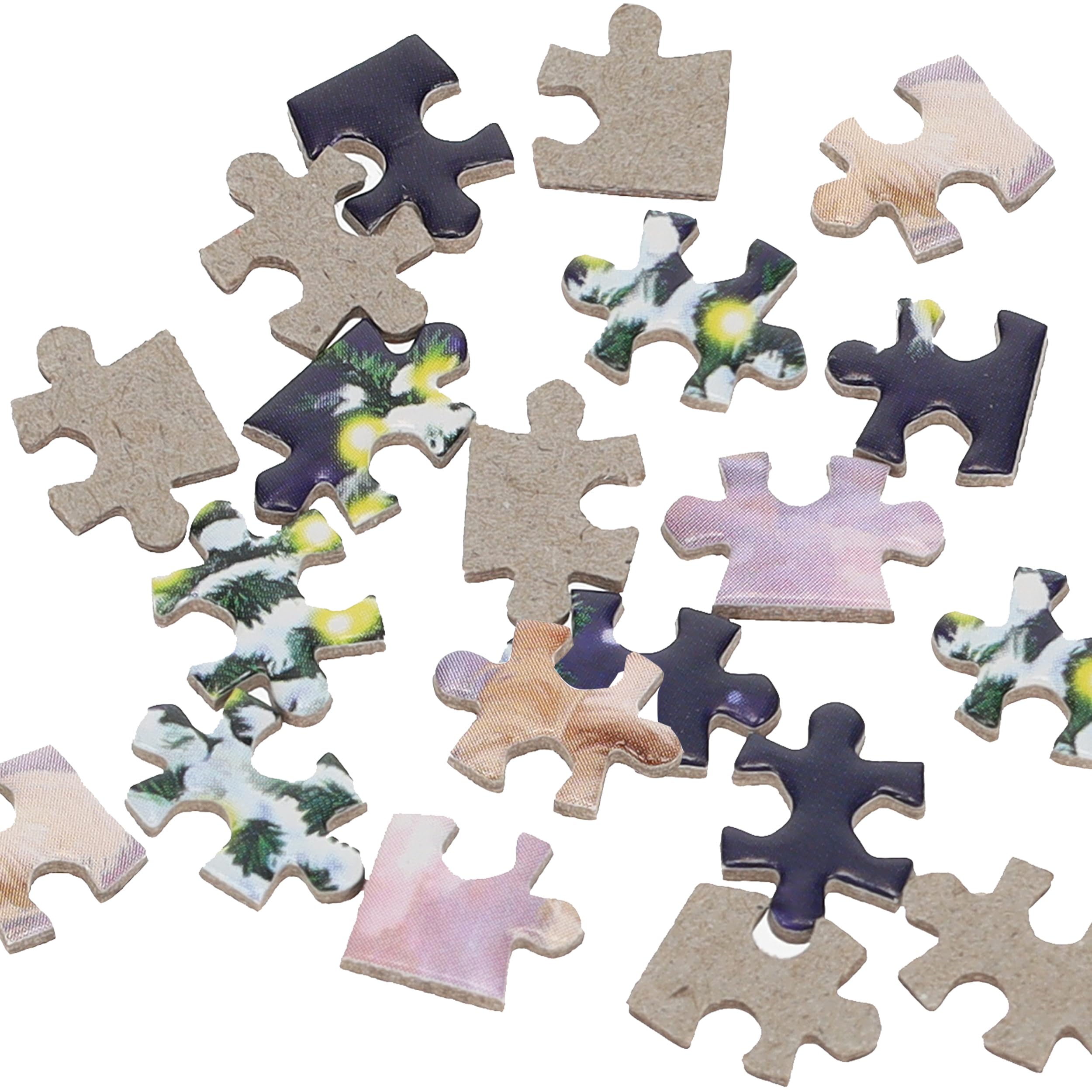 TDC Games World's Smallest Holiday Jigsaw Puzzle - Naughty or Nice - Mini 234-Piece Challenge with Tweezers
