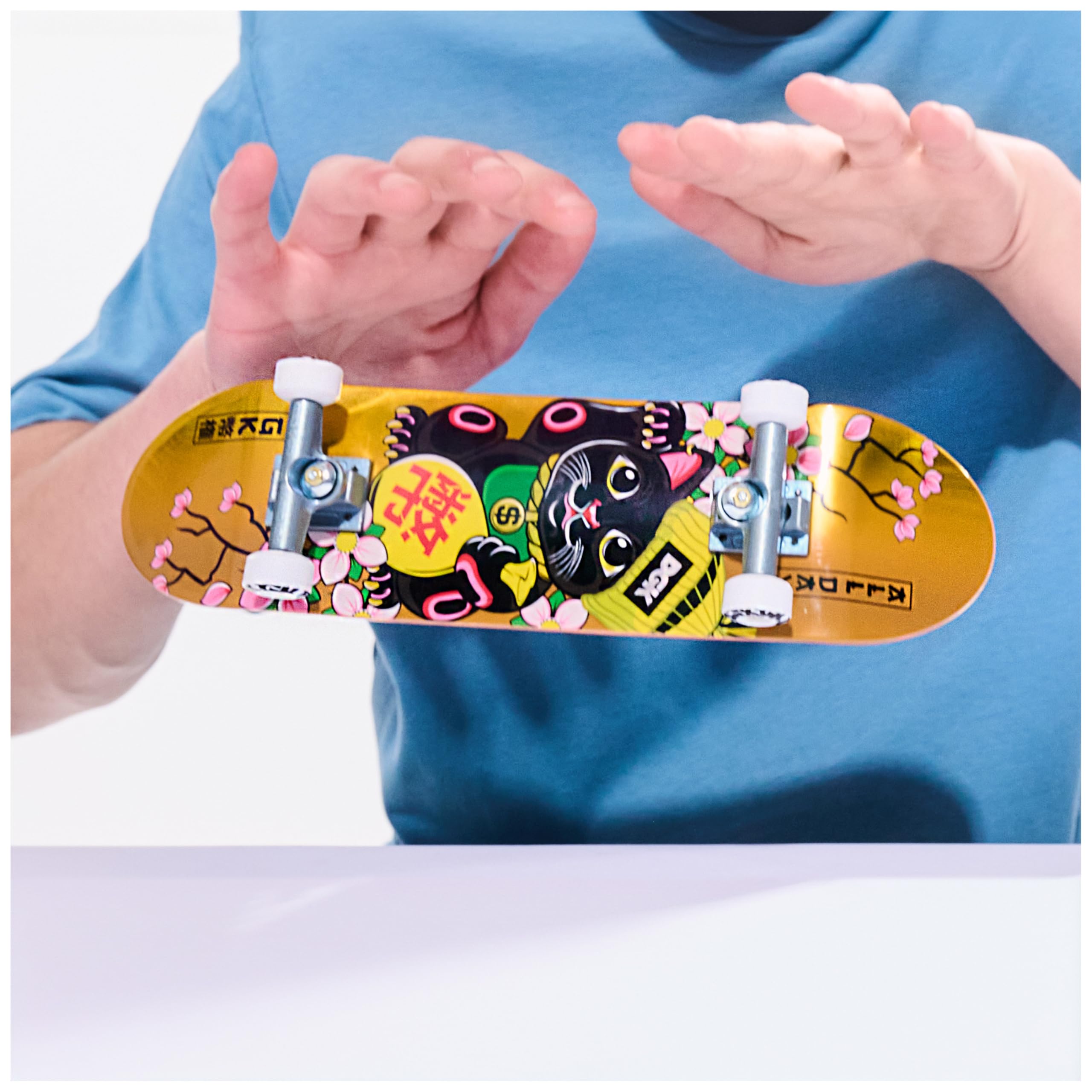 Tech Deck DGK Handboard - Authentic Mini Skateboard for Hands, 10.857-Inch Long, Die-Cast Trucks, Ages 6+