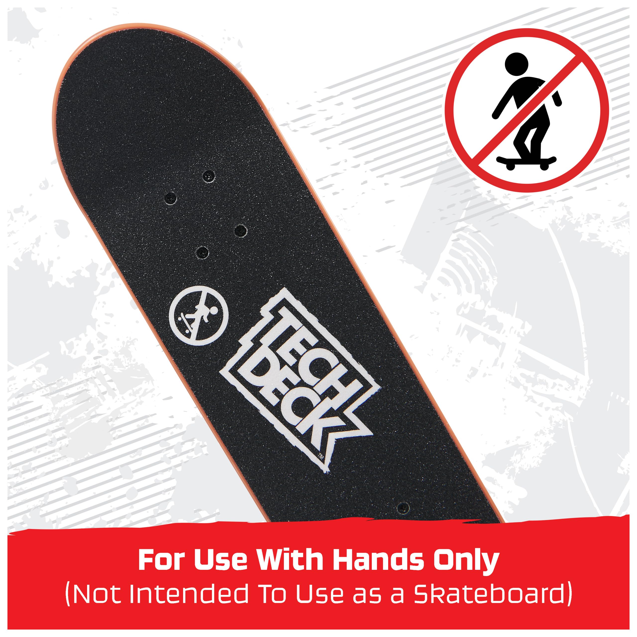 Tech Deck DGK Handboard - Authentic Mini Skateboard for Hands, 10.857-Inch Long, Die-Cast Trucks, Ages 6+
