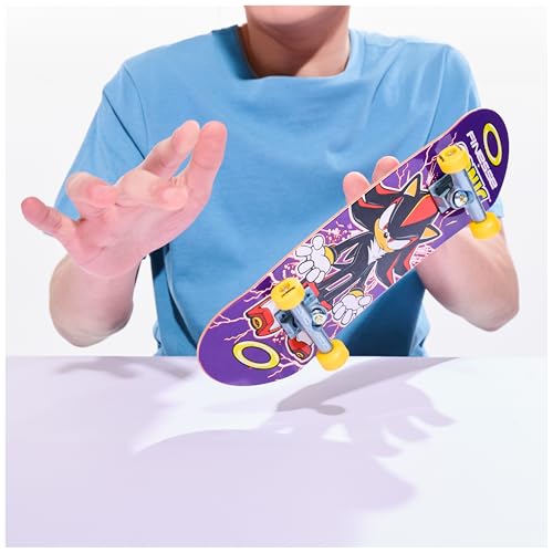 Tech Deck Finesse X Sonic The Hedgehog Handboard - Large Hand Skateboard for Tricks, Ages 6+