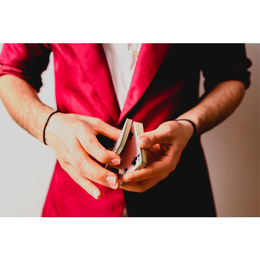 Ted's Sterling Magic Professional Gaffed Deck Kit – Bicycle Stock Cards with Video Tutorials for Beginner to Pro Magicians