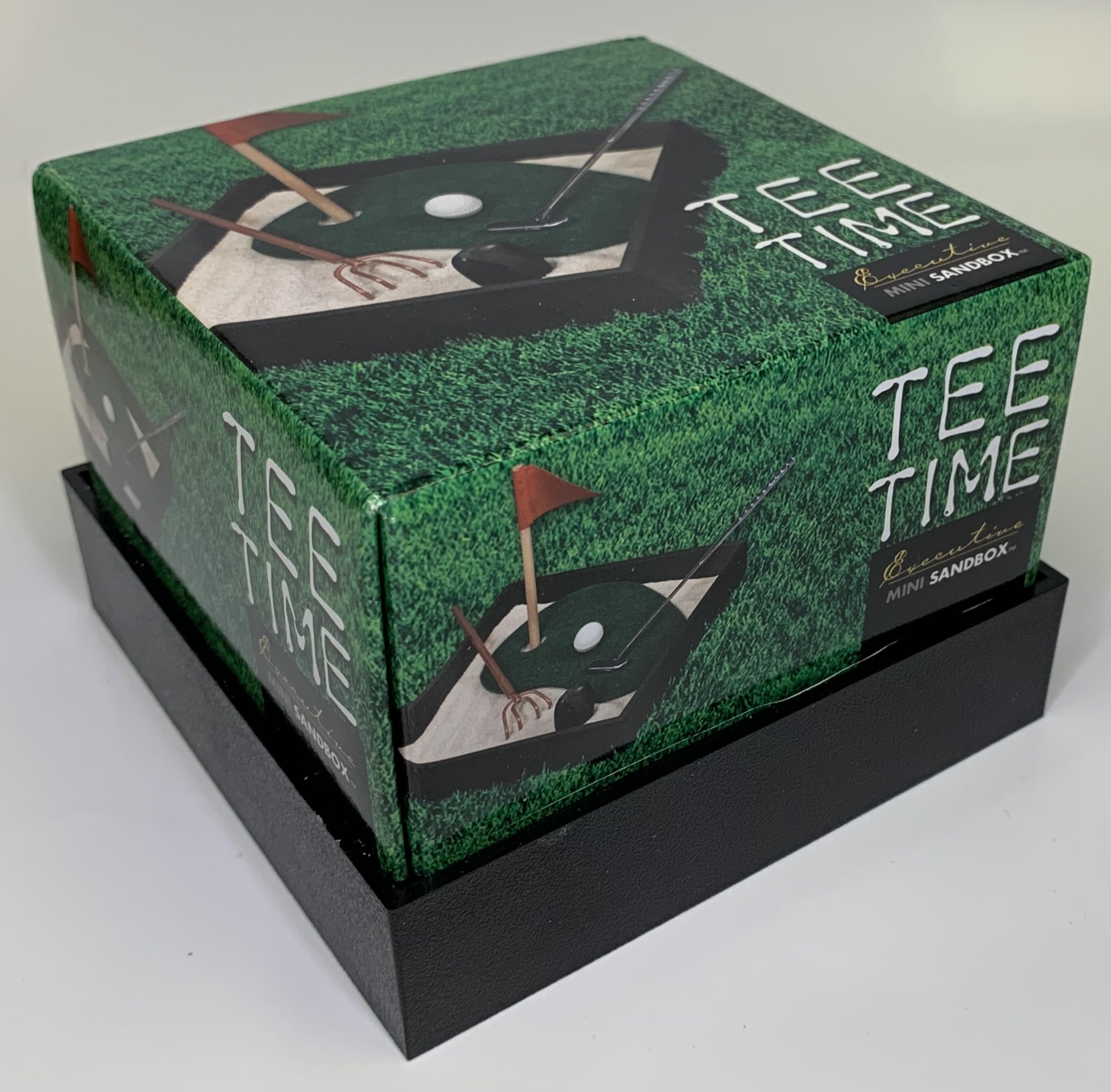 Tee Time Executive Mini Sandbox – Desktop Golf Zen Garden by Be Good Company