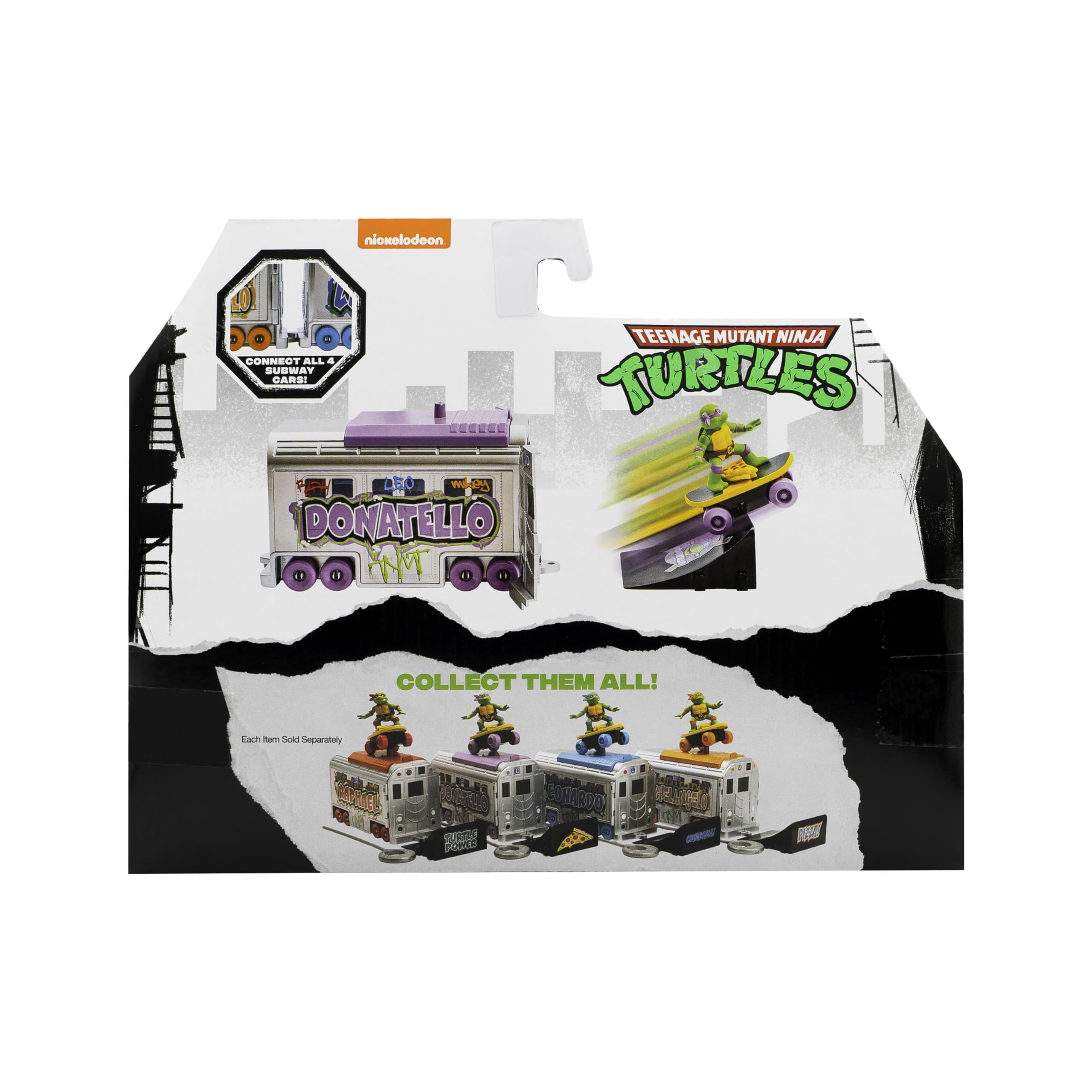 Teenage Mutant Ninja Turtles Donatello Switch Kick Subway Launcher - Ages 3+