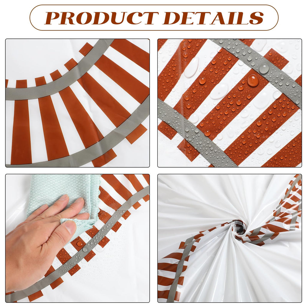 Teenyyou 3-Pack Train Track Tablecloths - 54x108 Inch Plastic Party Table Covers for Railroad Themed Birthdays