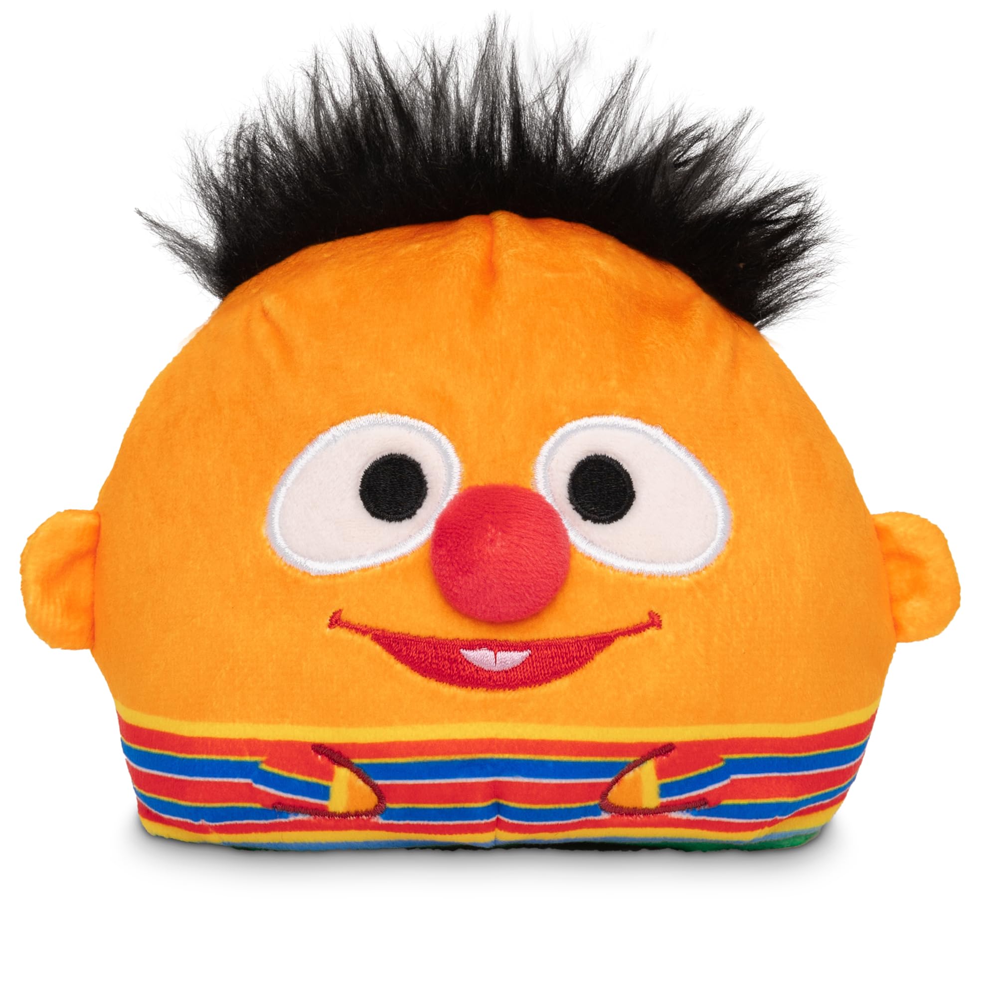 TeeTurtle Bert and Ernie Reversible Plushie - 4" Sesame Street Mood Toy, Soft Stuffed Animal for Kids and Adults
