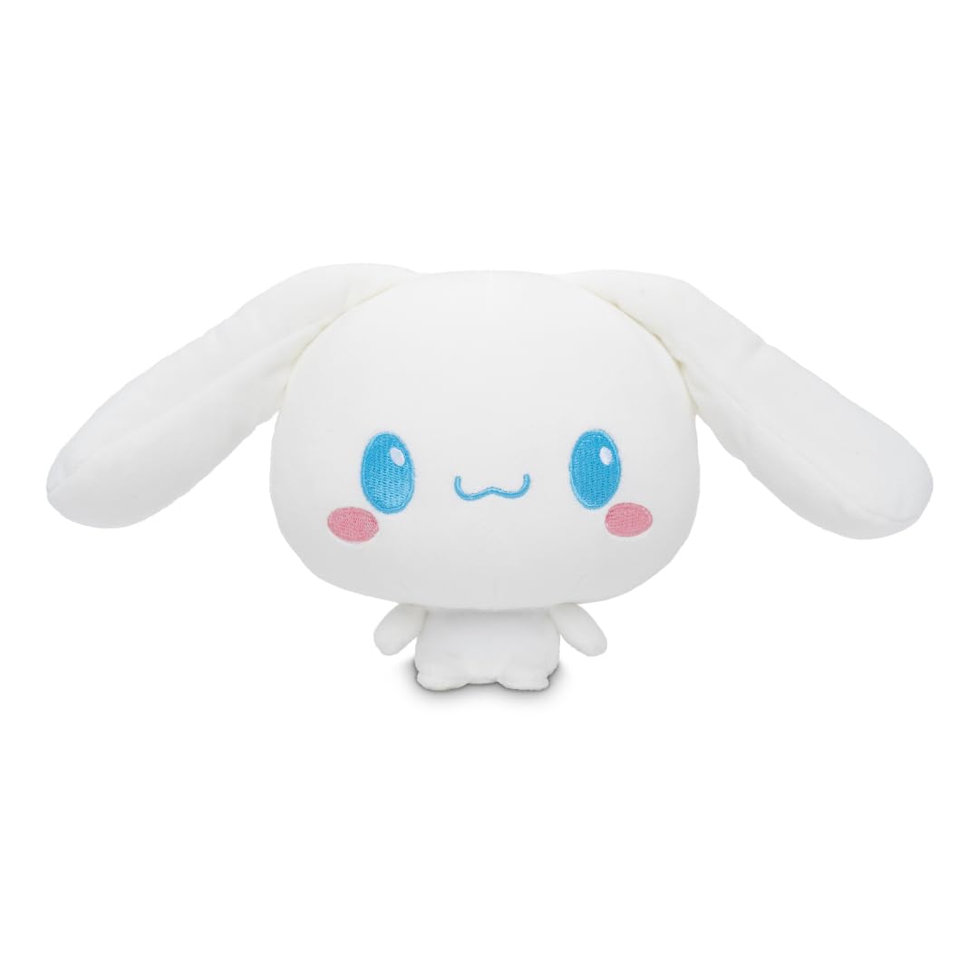 TeeTurtle Cloudheads Cinnamoroll Plush - 5-Inch Official Sanrio Stuffed Animal with Weighted Bottom and Embroidered Details