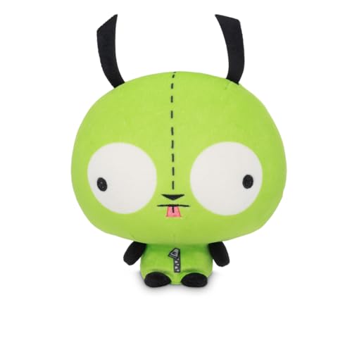TeeTurtle Cloudheads Gir Plush – 5-Inch Official Invader Zim Stuffed Animal with Weighted Bottom and Embroidered Details