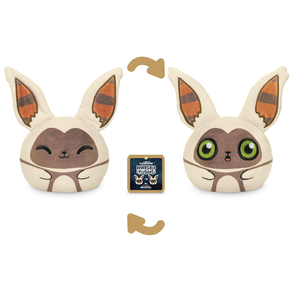 TeeTurtle Reversible Avatar Momo Plushie – 4-Inch Two-Sided Flip Toy with Embroidered Details