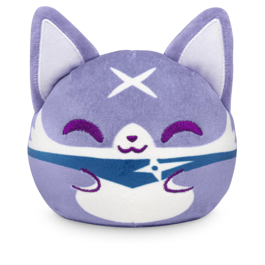 TeeTurtle Reversible Capcom Palamute Plushie – 4-Inch Flip Toy with Embroidered Details
