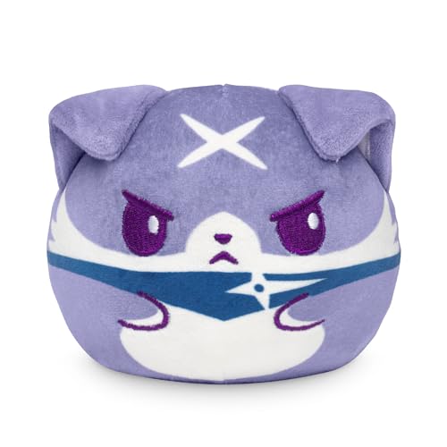 TeeTurtle Reversible Capcom Palamute Plushie – 4-Inch Flip Toy with Embroidered Details