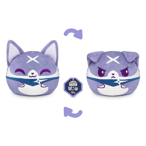 TeeTurtle Reversible Capcom Palamute Plushie – 4-Inch Flip Toy with Embroidered Details