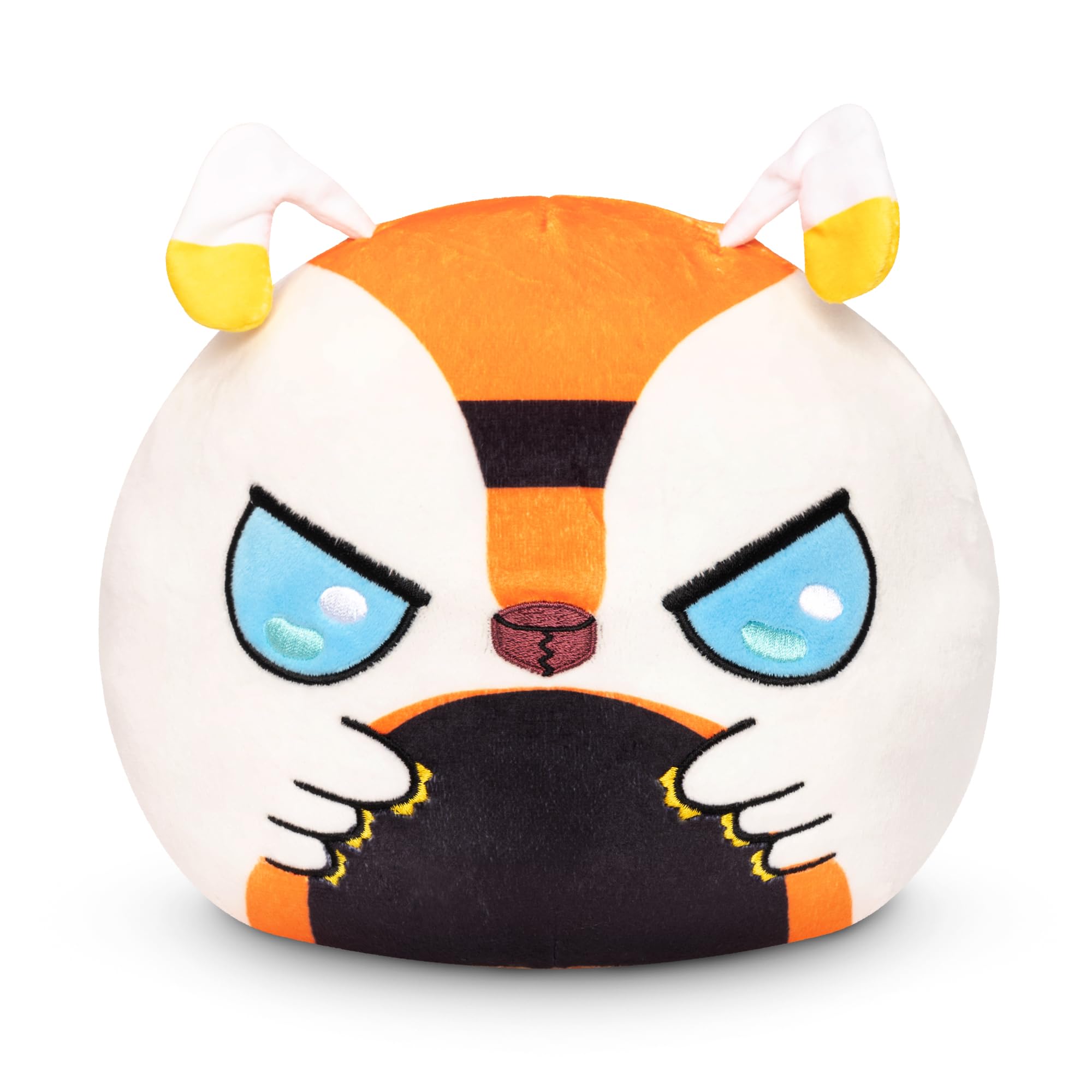 TeeTurtle Reversible Godzilla Mothra 6-Inch Flip Plush – Two-Sided Soft Plush Toy with Embroidered Details