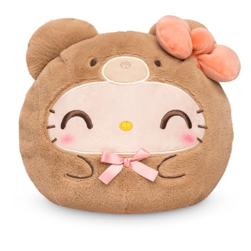 TeeTurtle Reversible Hello Kitty Plushie – 6-Inch Two-Sided Flip Toy with Embroidered Details