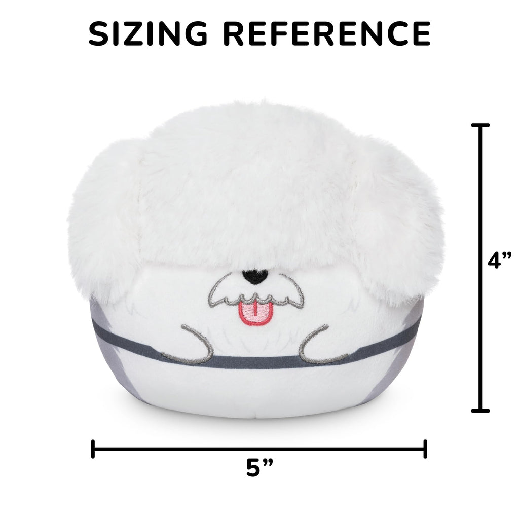 TeeTurtle Reversible Labyrinth Plush – Didymus & Ambrosius 4-Inch Flip Toy with Embroidered Details