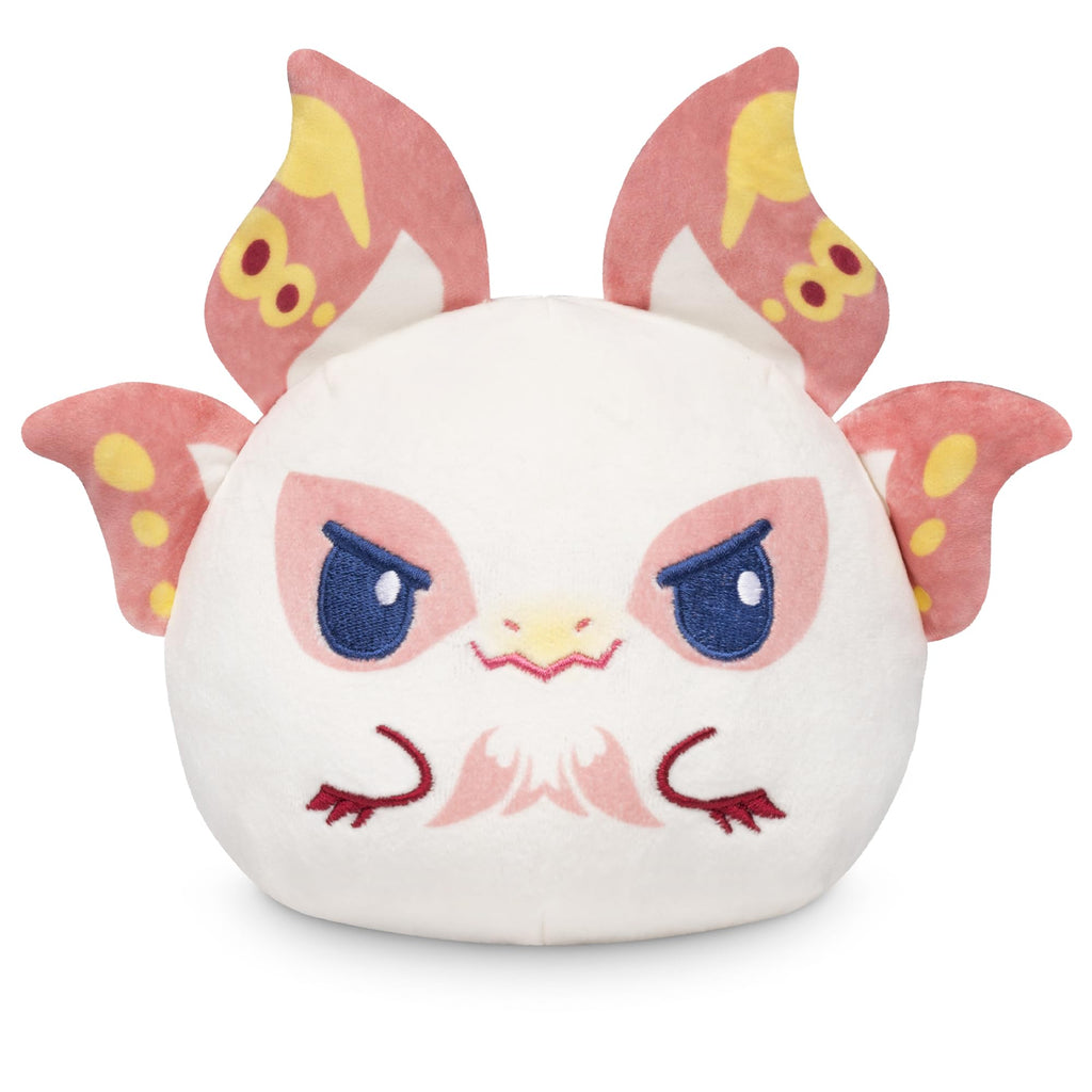 TeeTurtle Reversible Mizutsune Plushie – 4-Inch Double-Sided Flip Toy, White & Blue, Officially Licensed Capcom Collectible