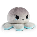 TeeTurtle Reversible Octopus Plushie 4-Inch Snowflake + Cloud Two-Sided Flip Plush Toy with Embroidered Details