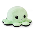 TeeTurtle Reversible Octopus Plushie – Glow in the Dark 4-Inch Flip Toy with Embroidered Details