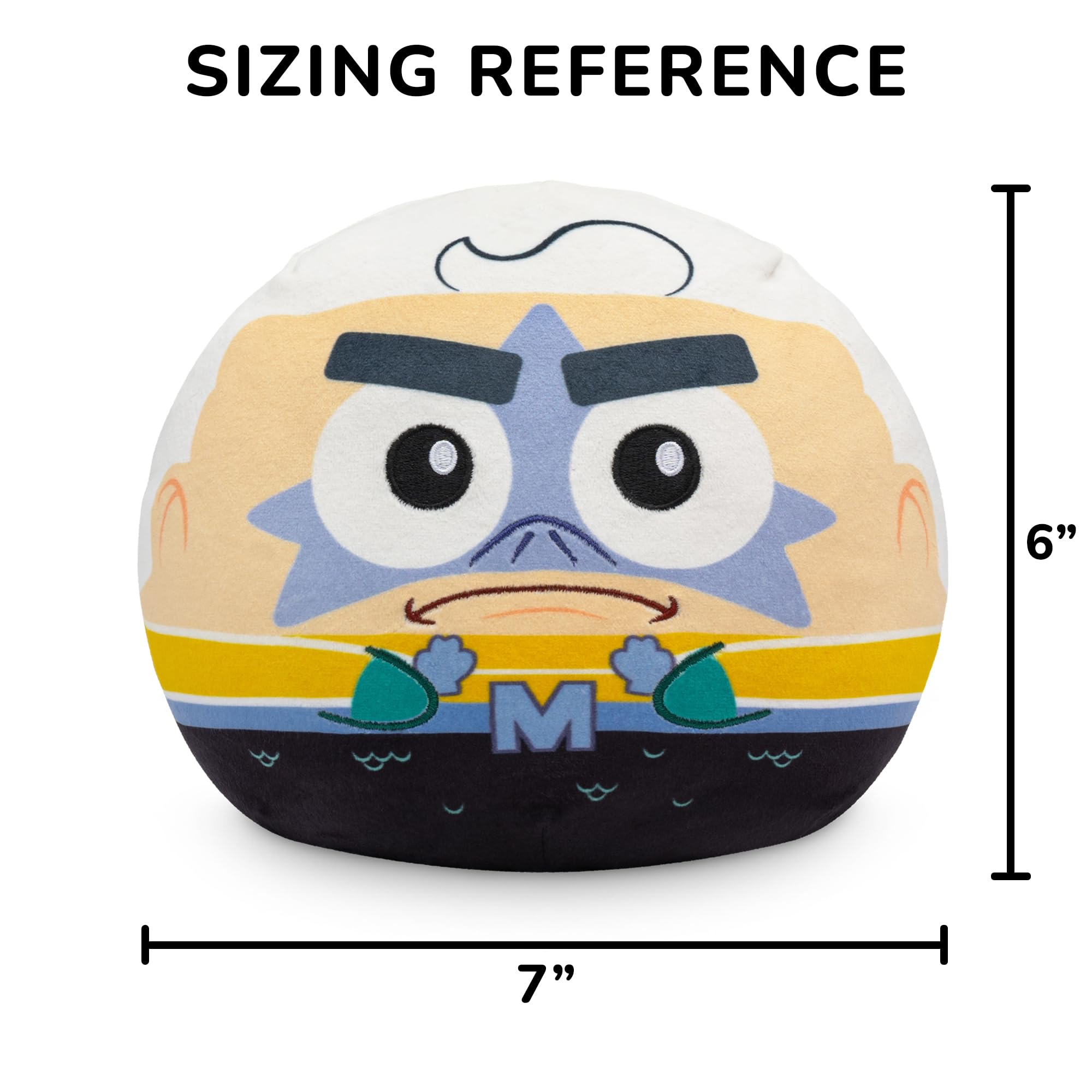 TeeTurtle Reversible Spongebob Squarepants Plush - Barnacle Boy and Mermaid Man 6-Inch Flip Toy