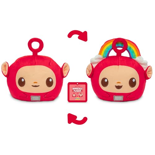 TeeTurtle Teletubbies Po Reversible Flip Plush Toy - 4-Inch Two-Sided Soft Collectible