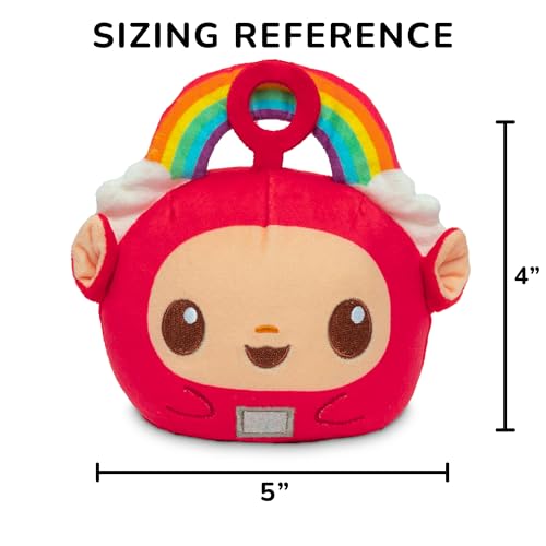 TeeTurtle Teletubbies Po Reversible Flip Plush Toy - 4-Inch Two-Sided Soft Collectible