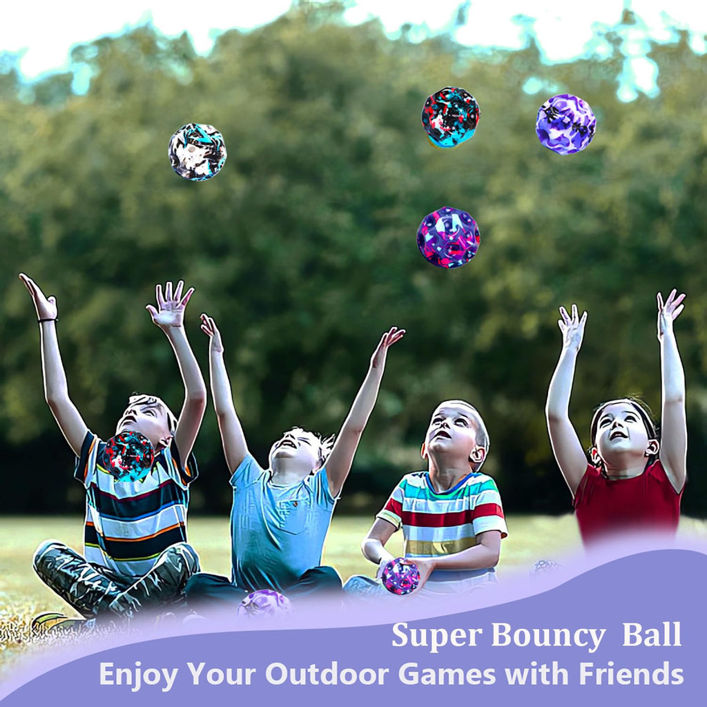 Tendry 4-Pack Super Bouncy Moon Balls: 3-Inch Foam Balls for Hand-Eye Coordination and Sensory Play
