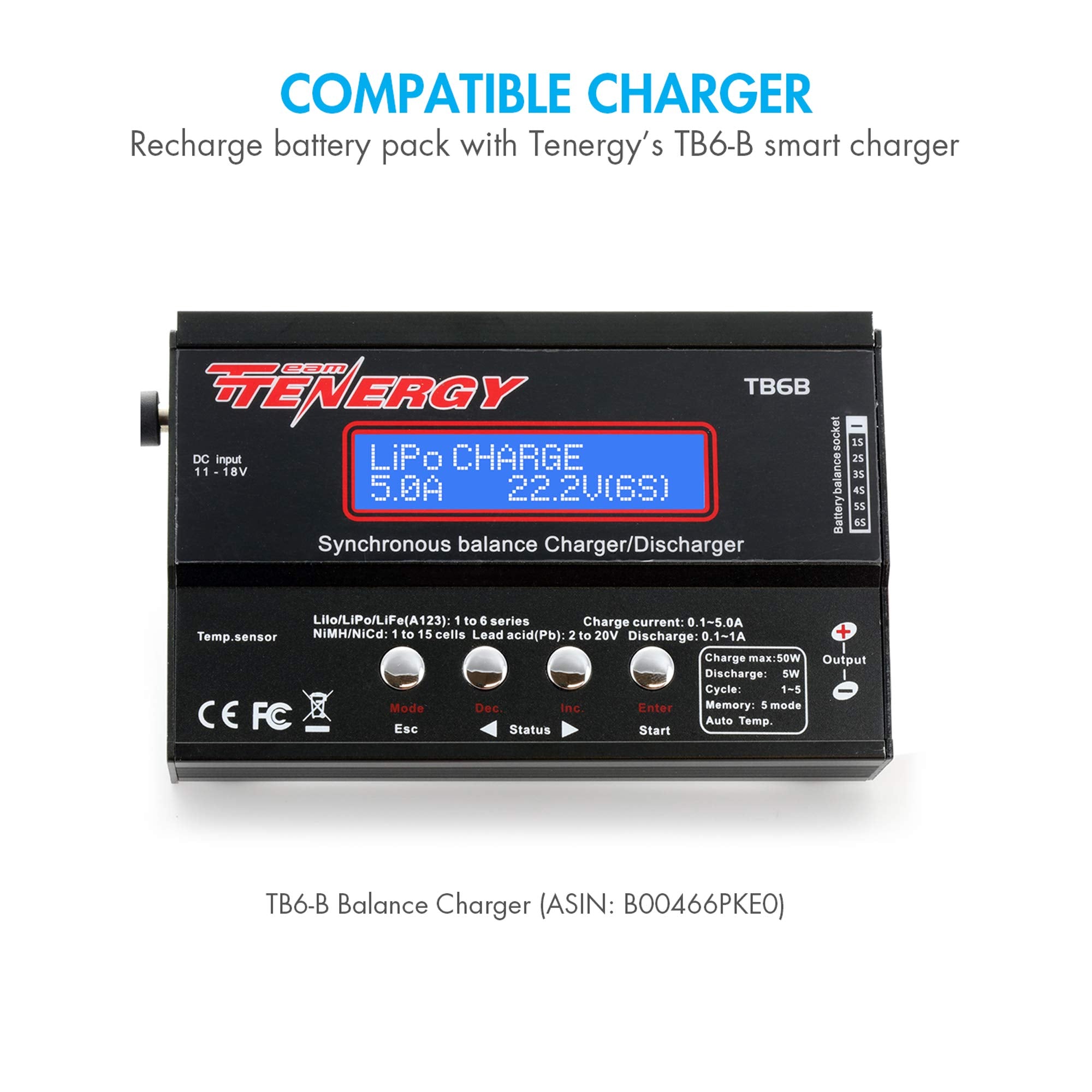 Tenergy NiMH Receiver Battery 4.8V 2000mAh with Hitec Connector – High Capacity Rechargeable Pack for RC Models