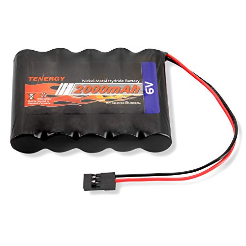 Tenergy NiMH Receiver RX Battery 6V 2000mAh Hitec Connector for RC Airplanes