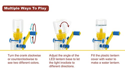 Tenergy ODEV Dynamo Lantern: Hand-Crank STEM Building Toy for Ages 14+