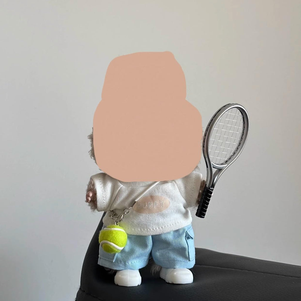 Tennis Pack Blue Doll Clothing Set for Labubu (17cm / 6.7in)