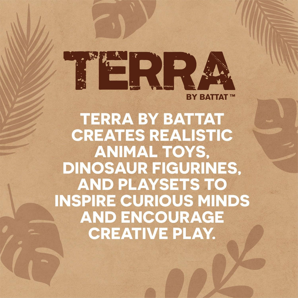 Terra by Battat 60-Piece Mini Dinosaur Figure Set – 12 Species in a Tube for Kids Ages 3+