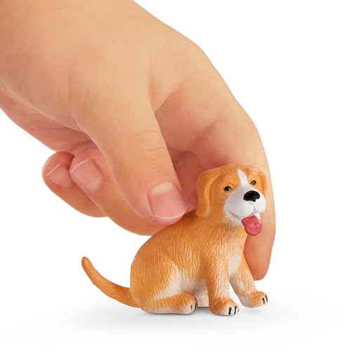 Terra by Battat Dog House Playset – 2 Toy Dog Figurines with Accessories for Kids Ages 3+
